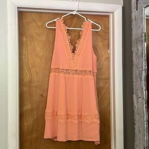 Rue 21 Low Cut Crochet Dress